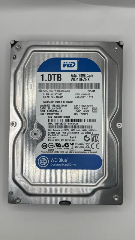 Lot of 6x Assorted 3.5" SATA Hard Drives (8TB, 1TB, 250GB, 160GB, 80GB) — photo 6