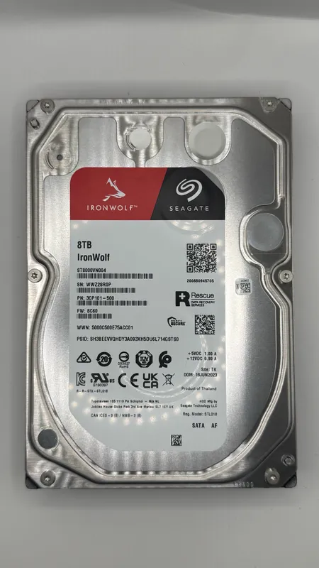 Lot of 6x Assorted 3.5" SATA Hard Drives (8TB, 1TB, 250GB, 160GB, 80GB)