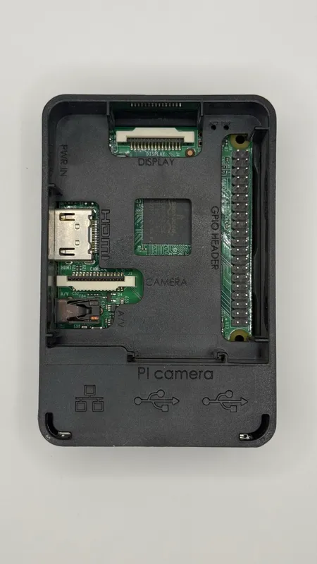 Raspberry Pi Single-Board Computer in Official Black Case — photo 2