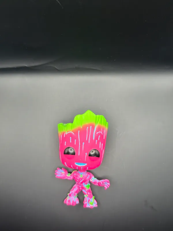 Funko Pop! Marvel Groot Vinyl Figure (Black Light Edition, Loose)