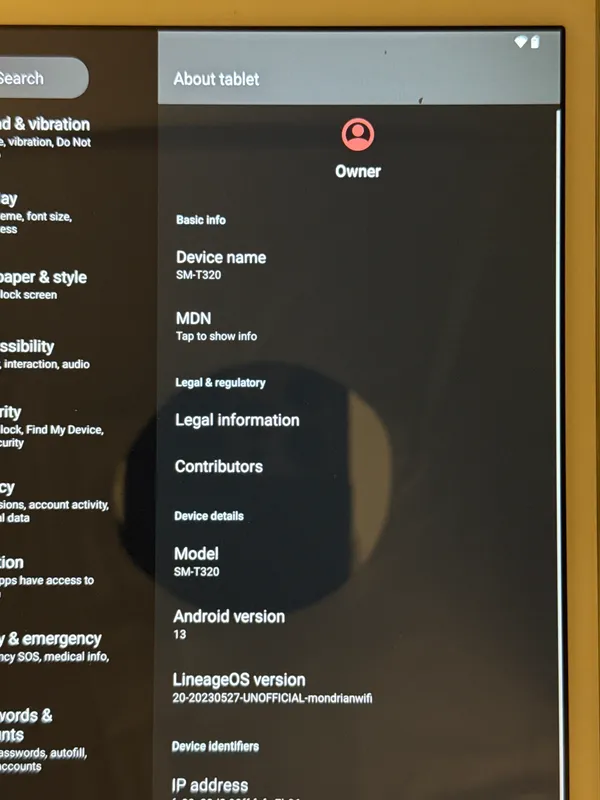 Samsung Galaxy Tab Pro 8.4 (SM-T320) with LineageOS & Cover — photo 4