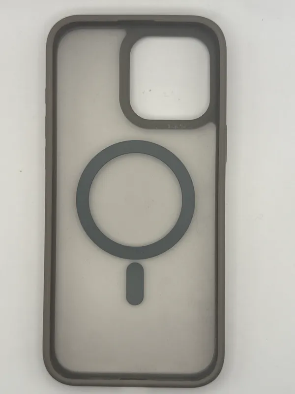JETech Matte MagSafe Case for iPhone 16 Pro Max - Grey / Frosted Black — photo 2